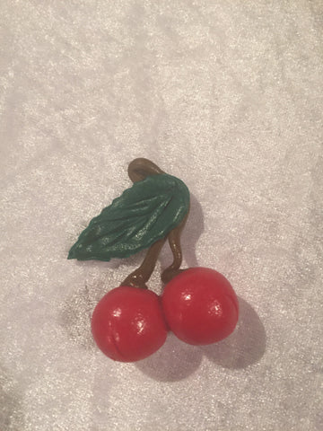 Cherry Cluster Brooch