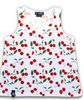 Girls Cherry Tank Top - Wicked Rockabilly & Gifts - 1