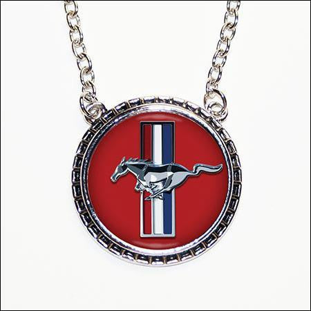 Ford Mustang Hub Cap Necklace - Wicked Rockabilly & Gifts - 1