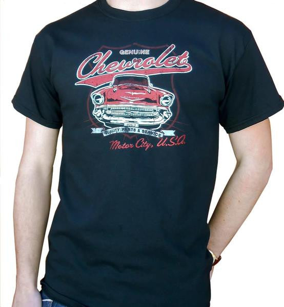 GM Motor City Chevrolet Mens T - Wicked Rockabilly & Gifts