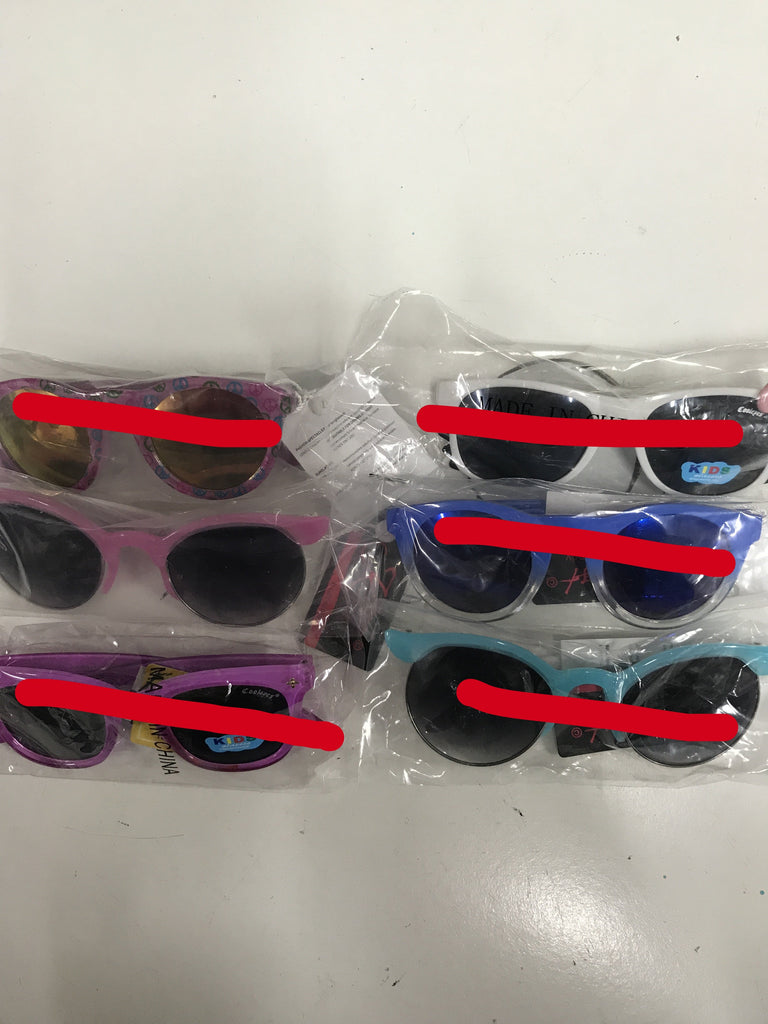 Retro Fashion Sunglasses Kids - light Pink