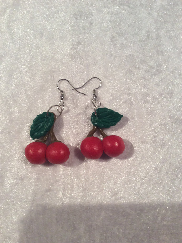 Cherry Earrings - Wicked Rockabilly & Gifts